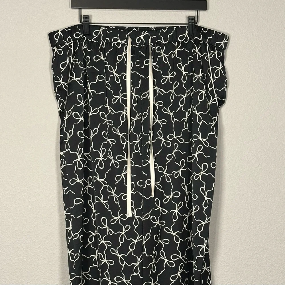 Abercrombie & Fitch Bow Satin Sleep Pants - Size XL